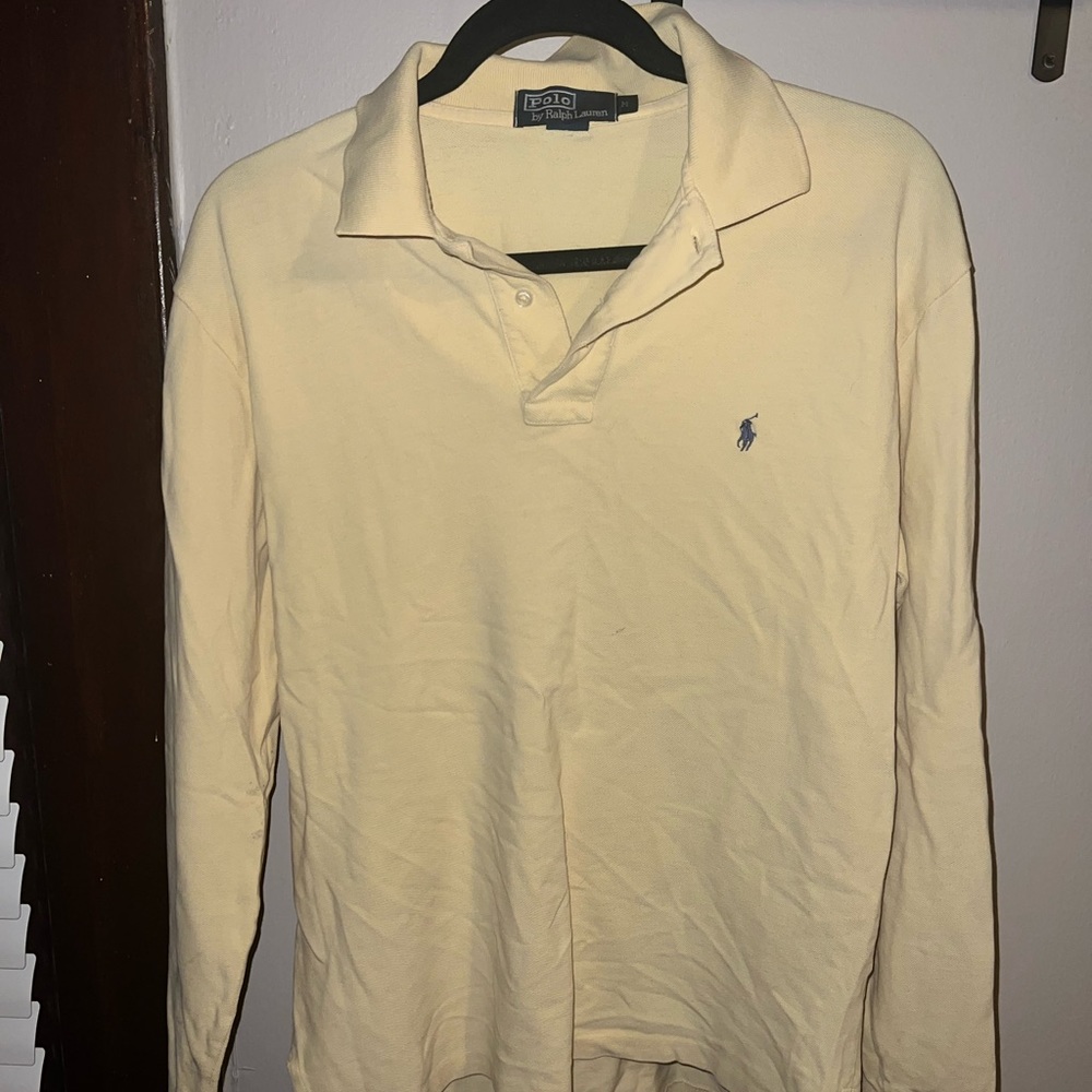 Polo long sleeve collared shirt